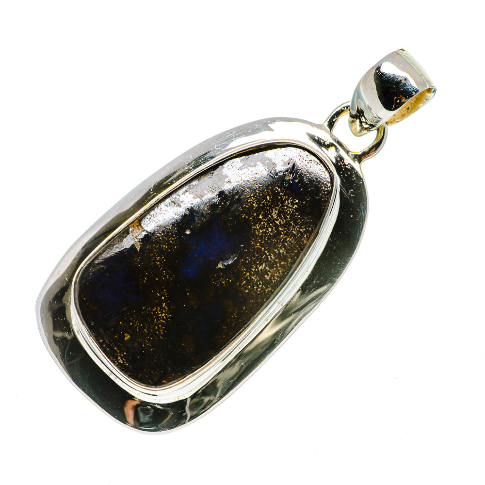Boulder Opal Pendants handcrafted by Anasilvercos - PD720163