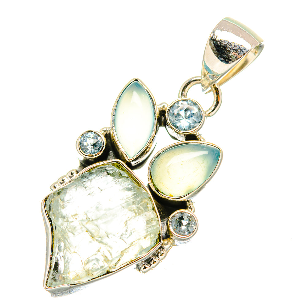 Aquamarine Pendants handcrafted by Anasilvercos - PD7204