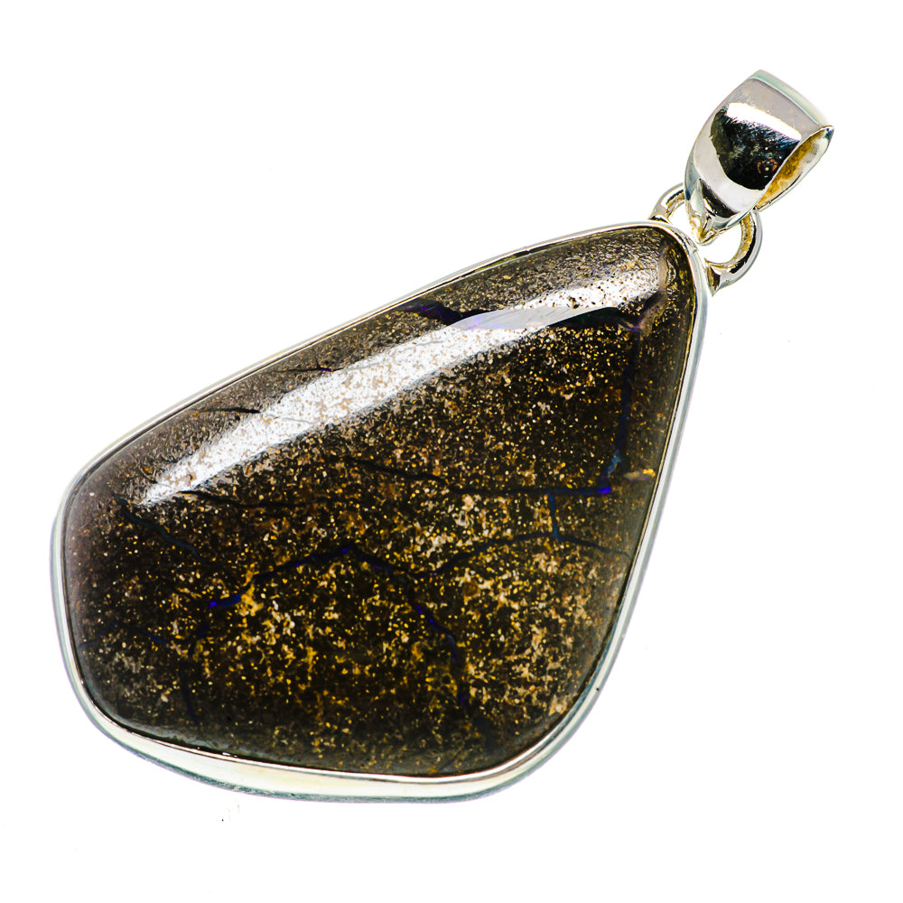 Boulder Opal Pendants handcrafted by Anasilvercos - PD720401