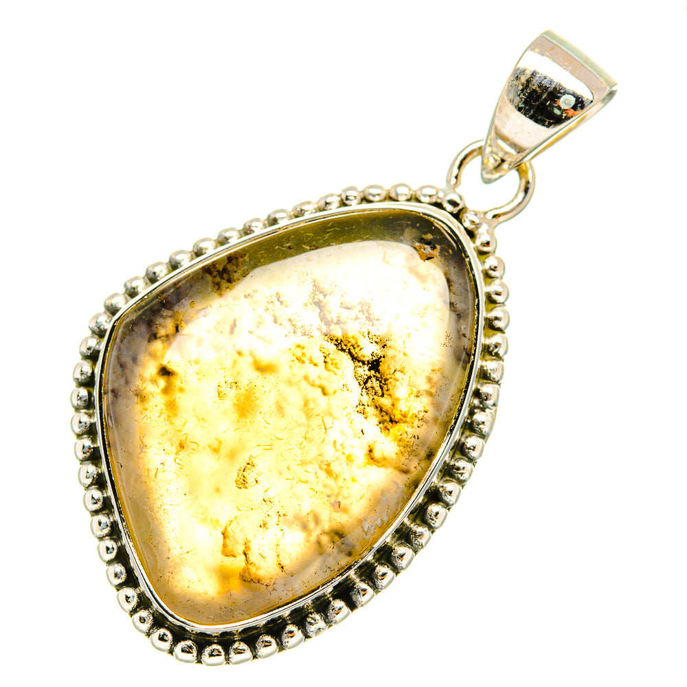 Dendritic Opal Pendants handcrafted by Anasilvercos - PD7207