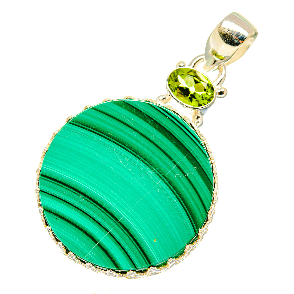 Malachite Pendants handcrafted by Anasilvercos - PD7210