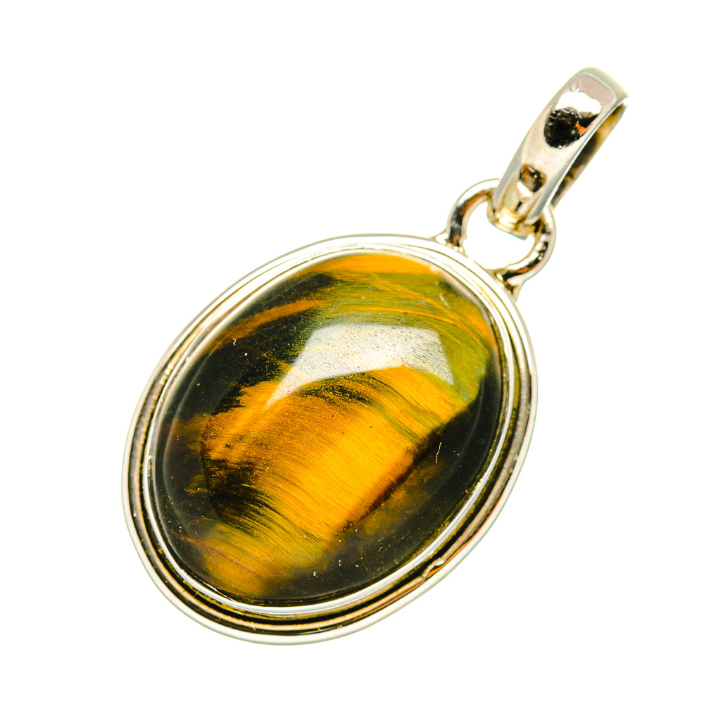 Tiger Eye Pendants handcrafted by Anasilvercos - PD7216