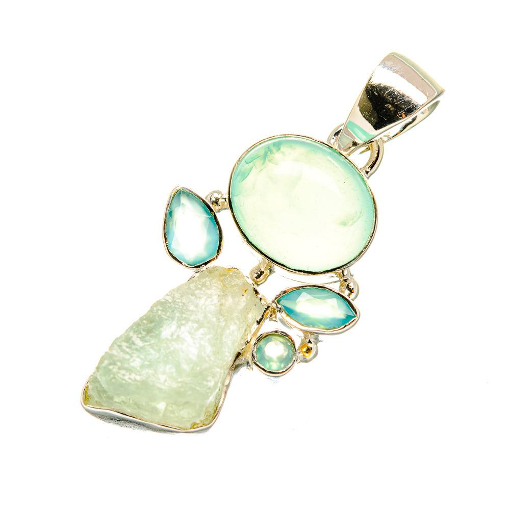 Aquamarine Pendants handcrafted by Anasilvercos - PD7220