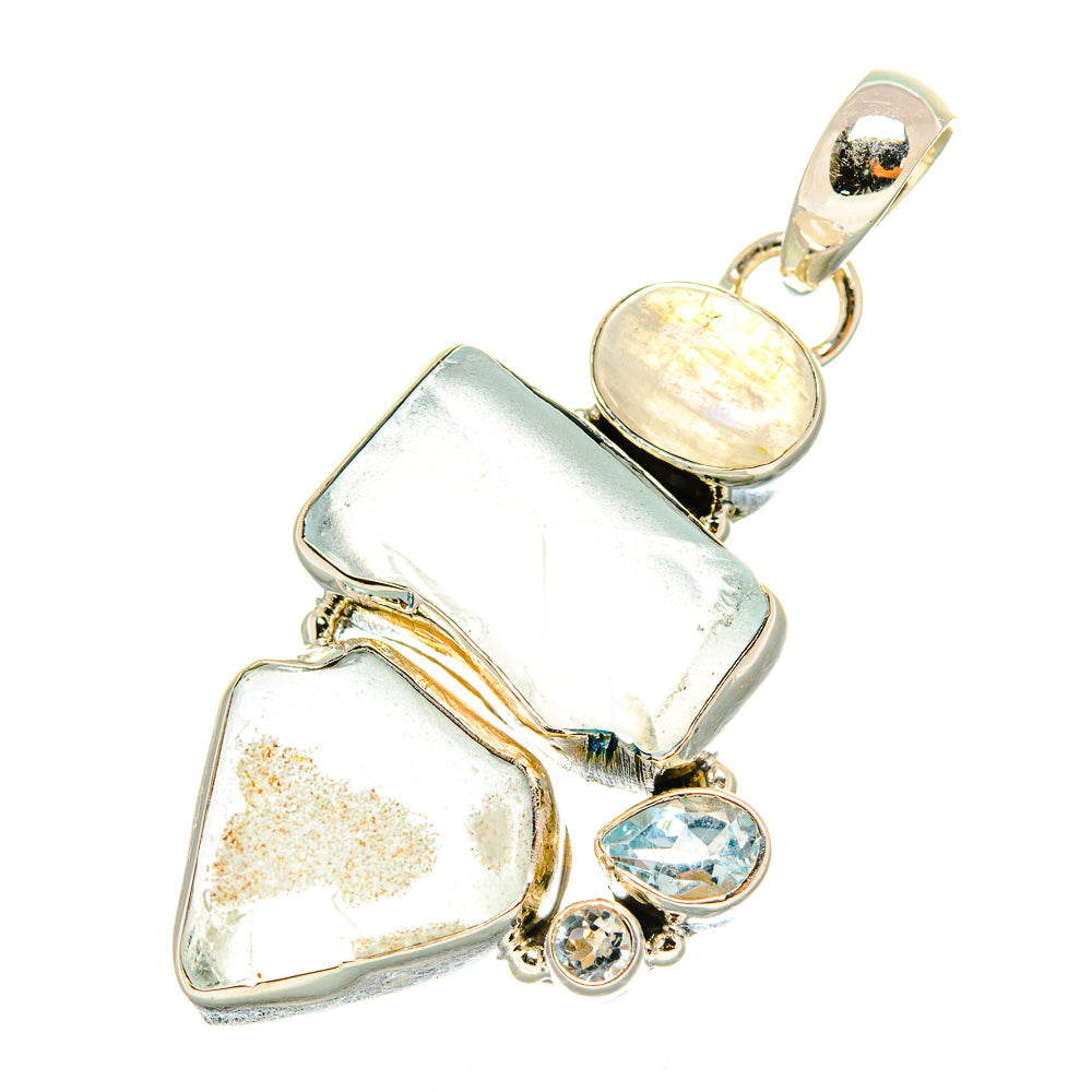 Aquamarine Pendants handcrafted by Anasilvercos - PD7223