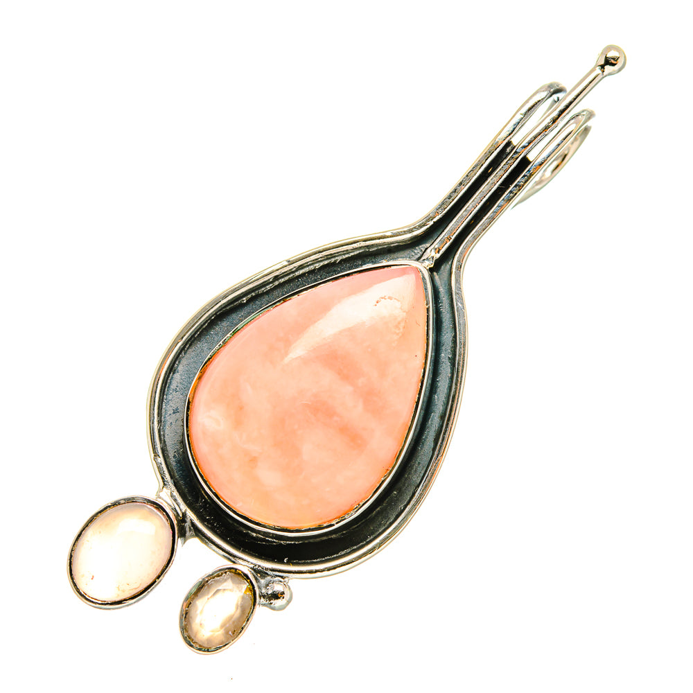 Pink Opal Pendants handcrafted by Anasilvercos - PD7230