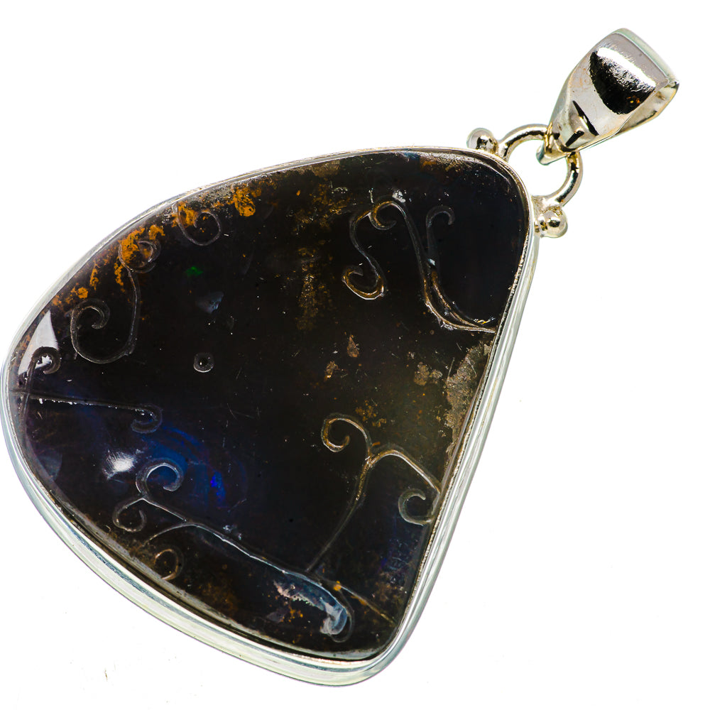 Boulder Opal Pendants handcrafted by Anasilvercos - PD723322