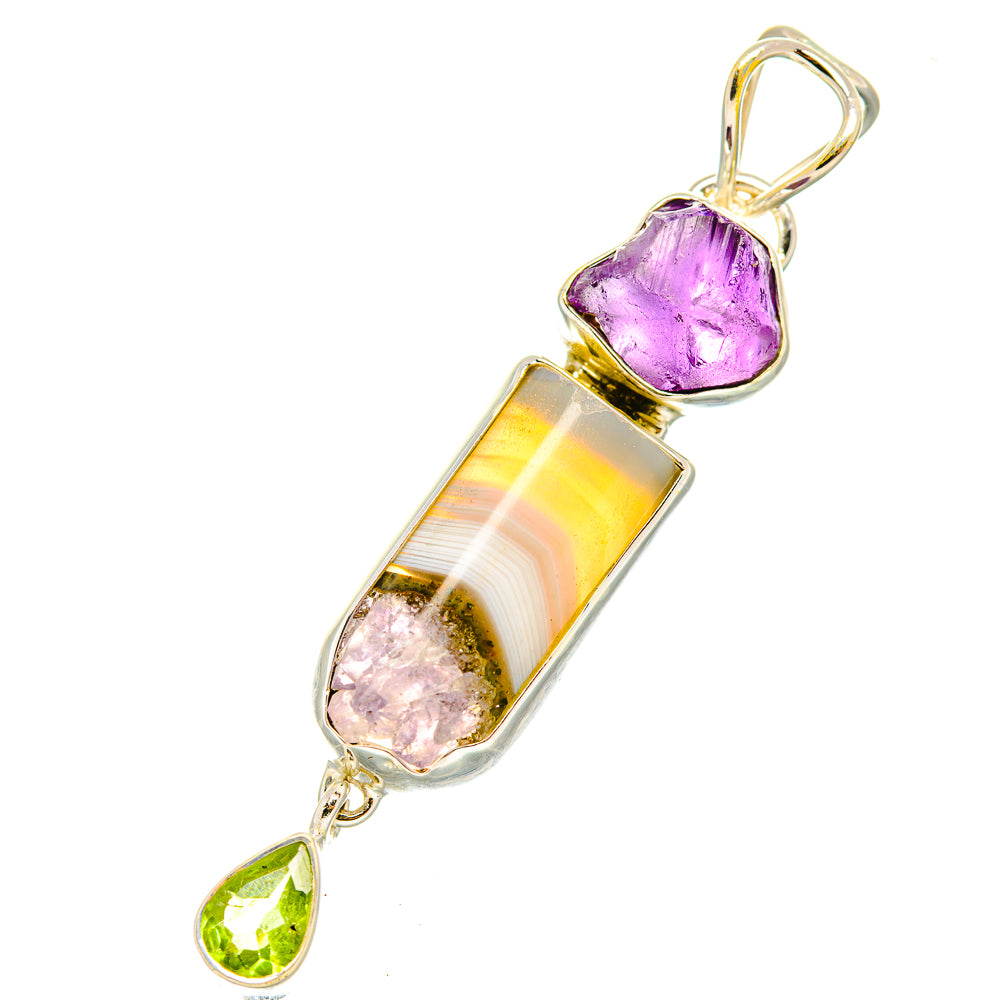 Amethyst Stalactite Pendants handcrafted by Anasilvercos - PD7235