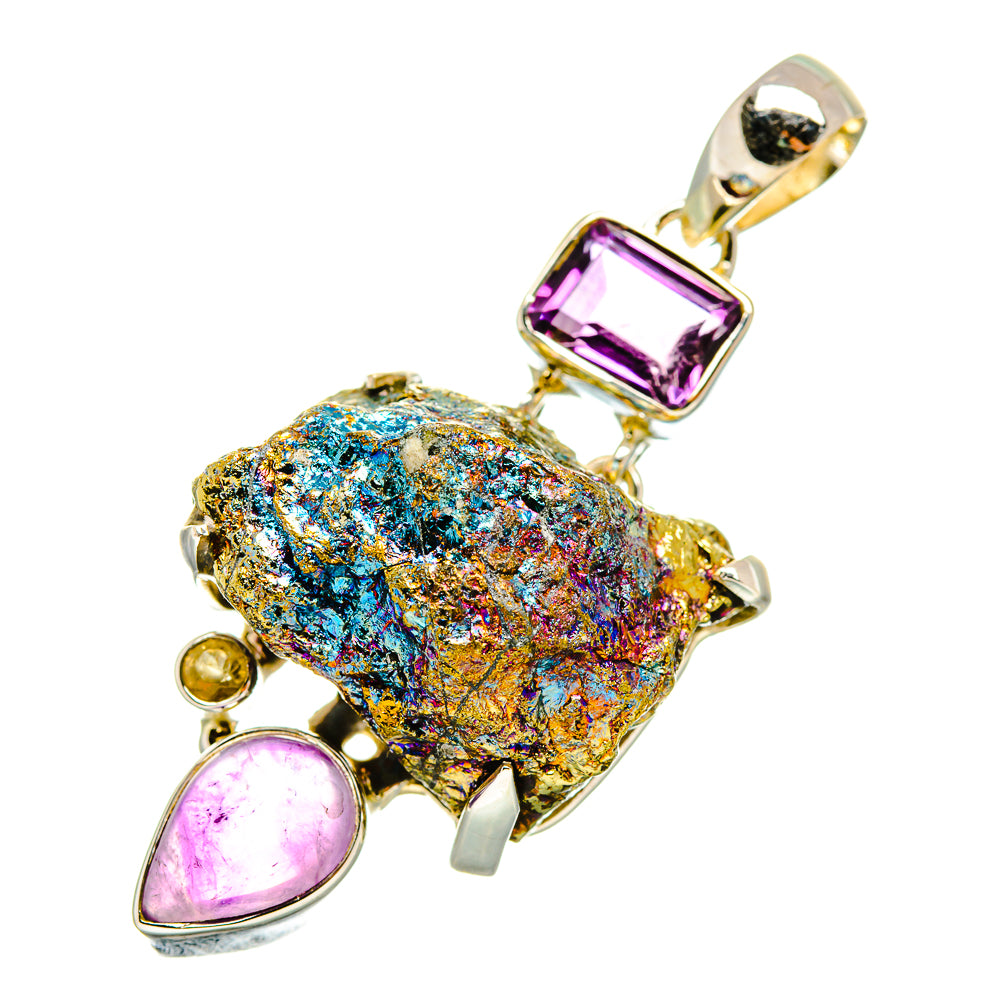 Titanium Druzy Pendants handcrafted by Anasilvercos - PD7239