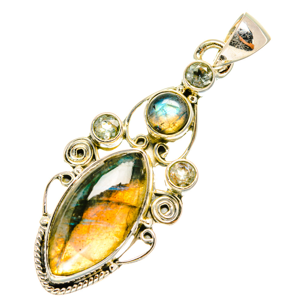 Labradorite Pendants handcrafted by Anasilvercos - PD7240