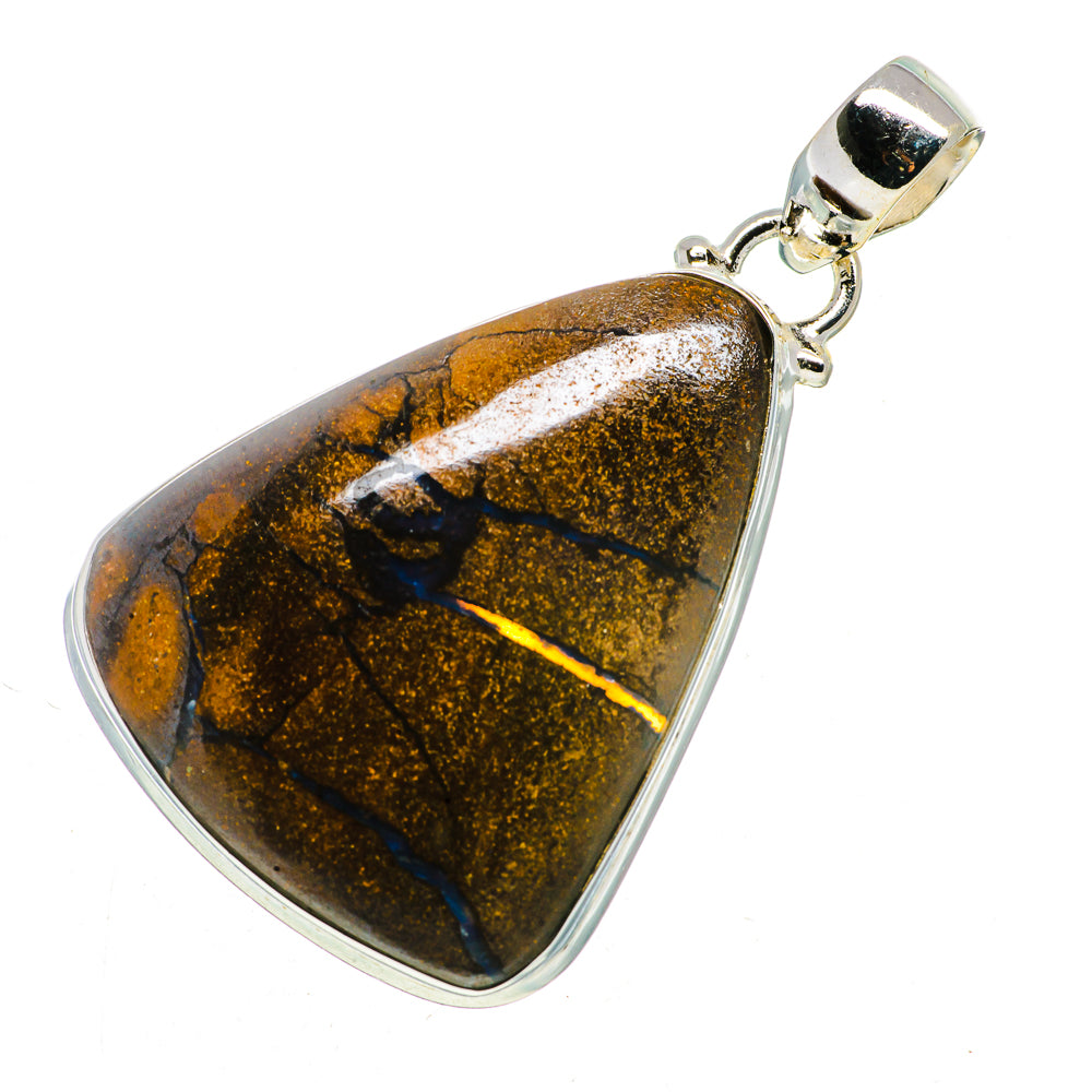 Boulder Opal Pendants handcrafted by Anasilvercos - PD724144