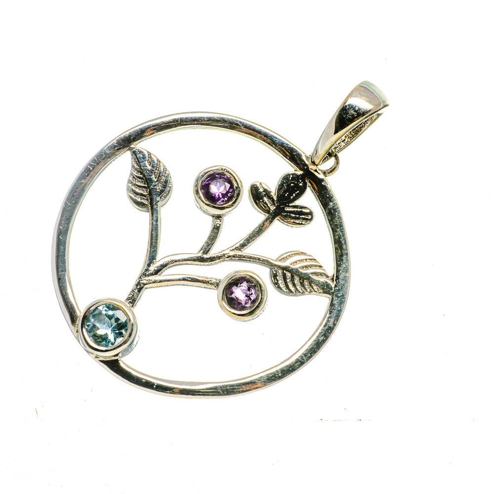 Blue Topaz Pendants handcrafted by Anasilvercos - PD724627