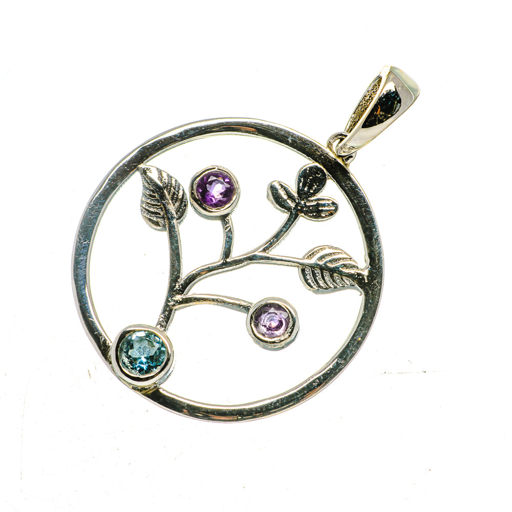 Blue Topaz Pendants handcrafted by Anasilvercos - PD724644