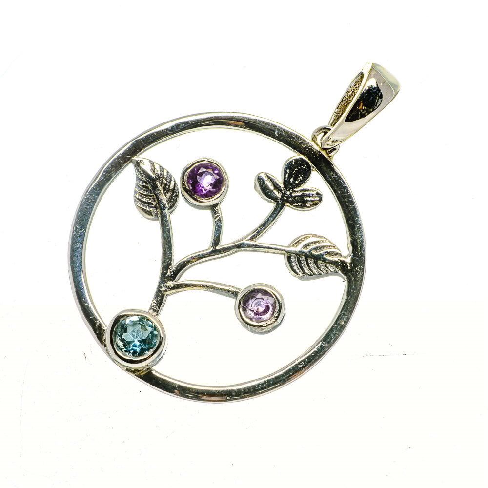Blue Topaz Pendants handcrafted by Anasilvercos - PD724644
