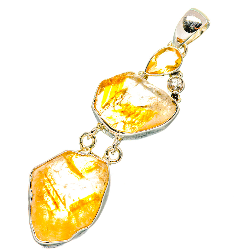 Citrine Pendants handcrafted by Anasilvercos - PD7247