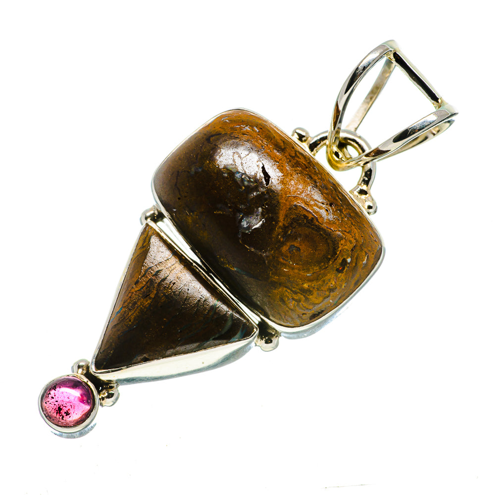 Boulder Opal Pendants handcrafted by Anasilvercos - PD724904