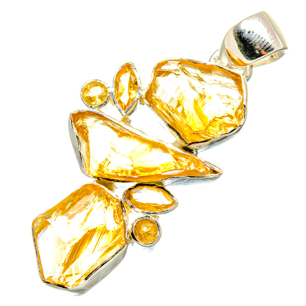 Citrine Pendants handcrafted by Anasilvercos - PD7270