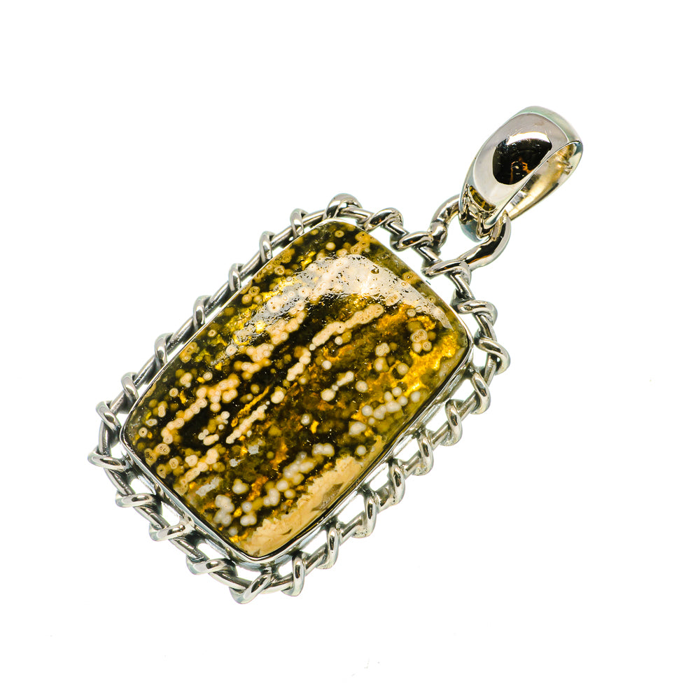 Ocean Jasper Pendants handcrafted by Anasilvercos - PD727550
