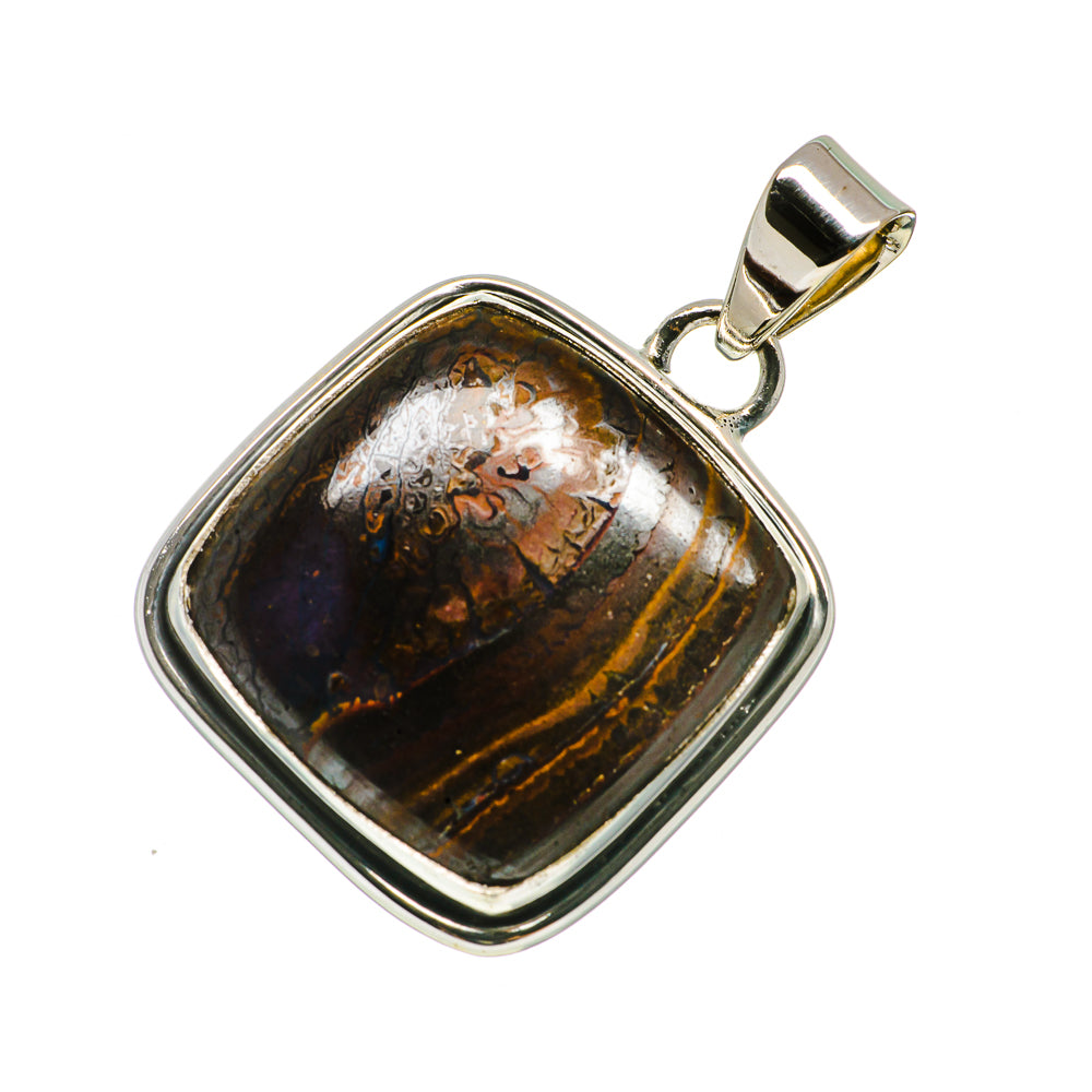 Boulder Opal Pendants handcrafted by Anasilvercos - PD728643
