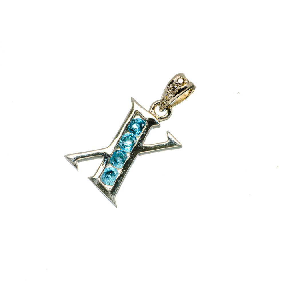 Blue Topaz Pendants handcrafted by Anasilvercos - PD729945