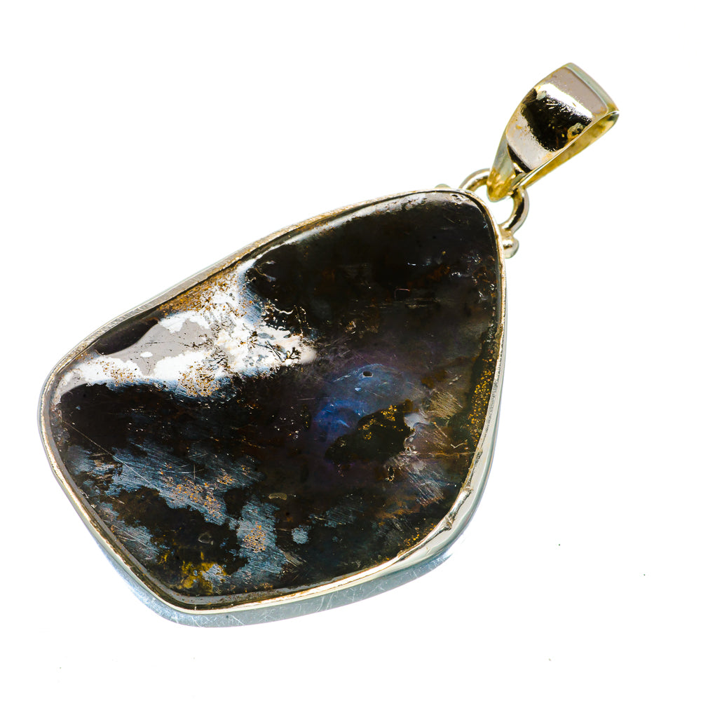 Boulder Opal Pendants handcrafted by Anasilvercos - PD729992