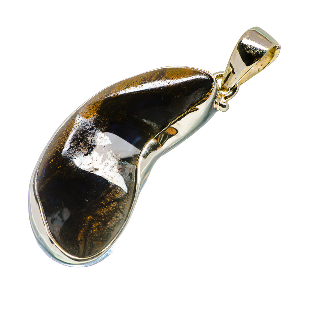 Boulder Opal Pendants handcrafted by Anasilvercos - PD730199