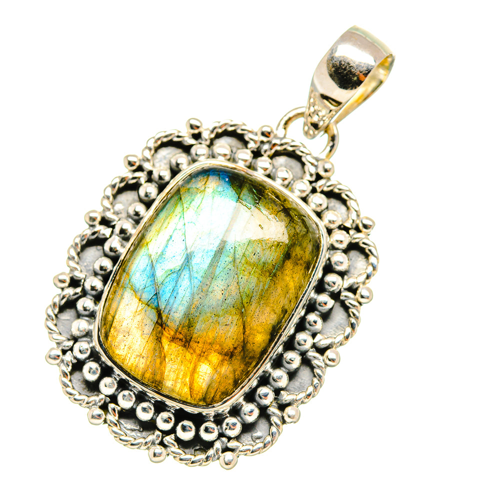 Labradorite Pendants handcrafted by Anasilvercos - PD7302