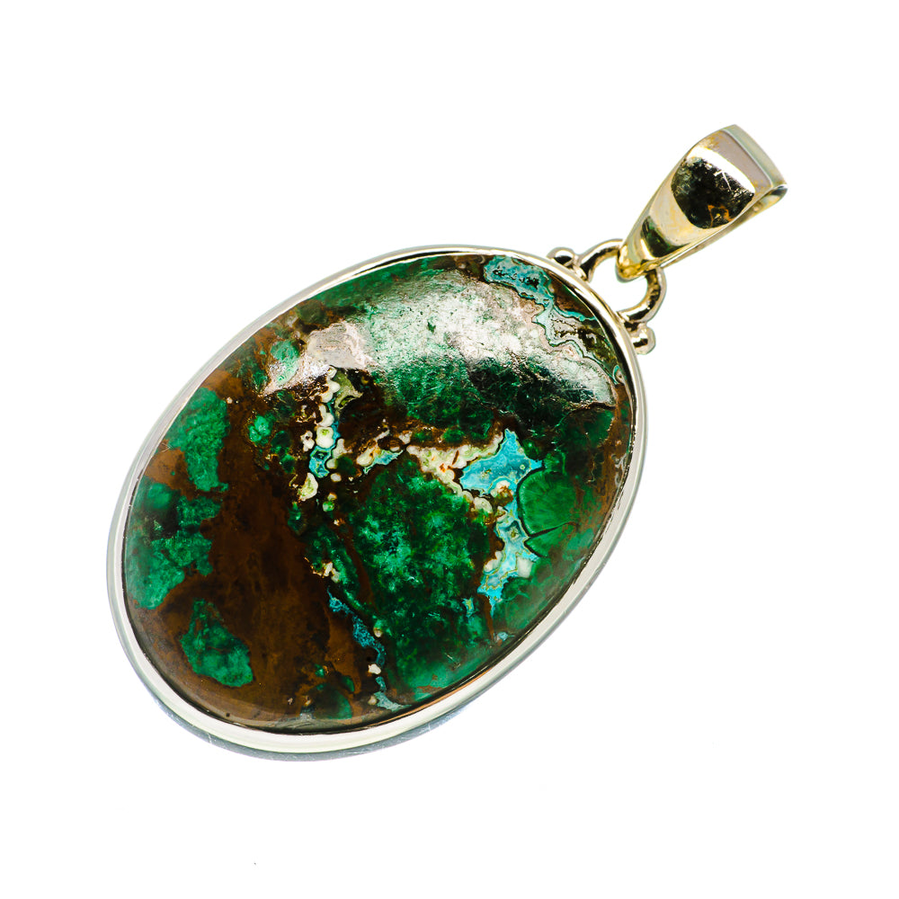 Chrysocolla Pendants handcrafted by Anasilvercos - PD730958