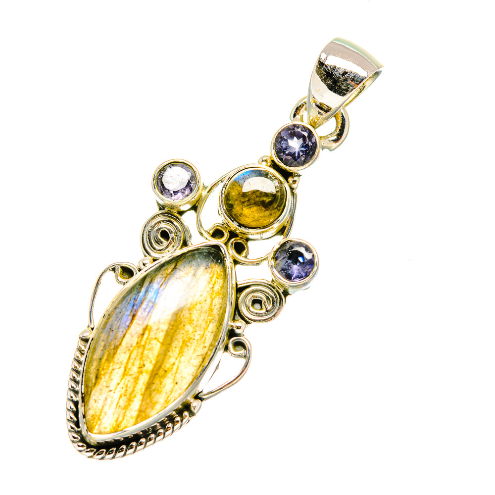 Labradorite Pendants handcrafted by Anasilvercos - PD7318