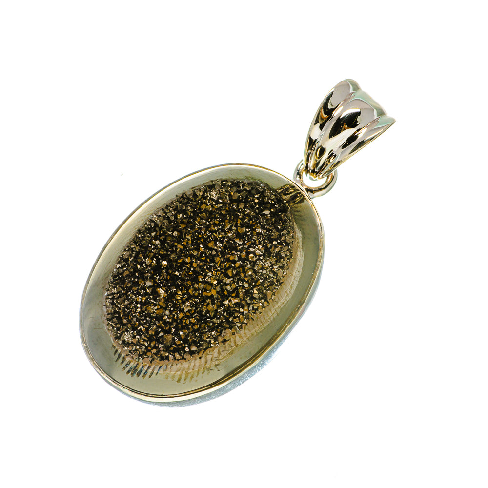 Titanium Druzy Pendants handcrafted by Anasilvercos - PD731990