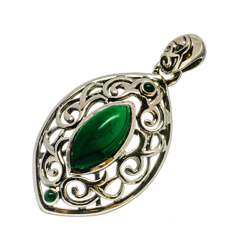 Malachite Pendants handcrafted by Anasilvercos - PD732092
