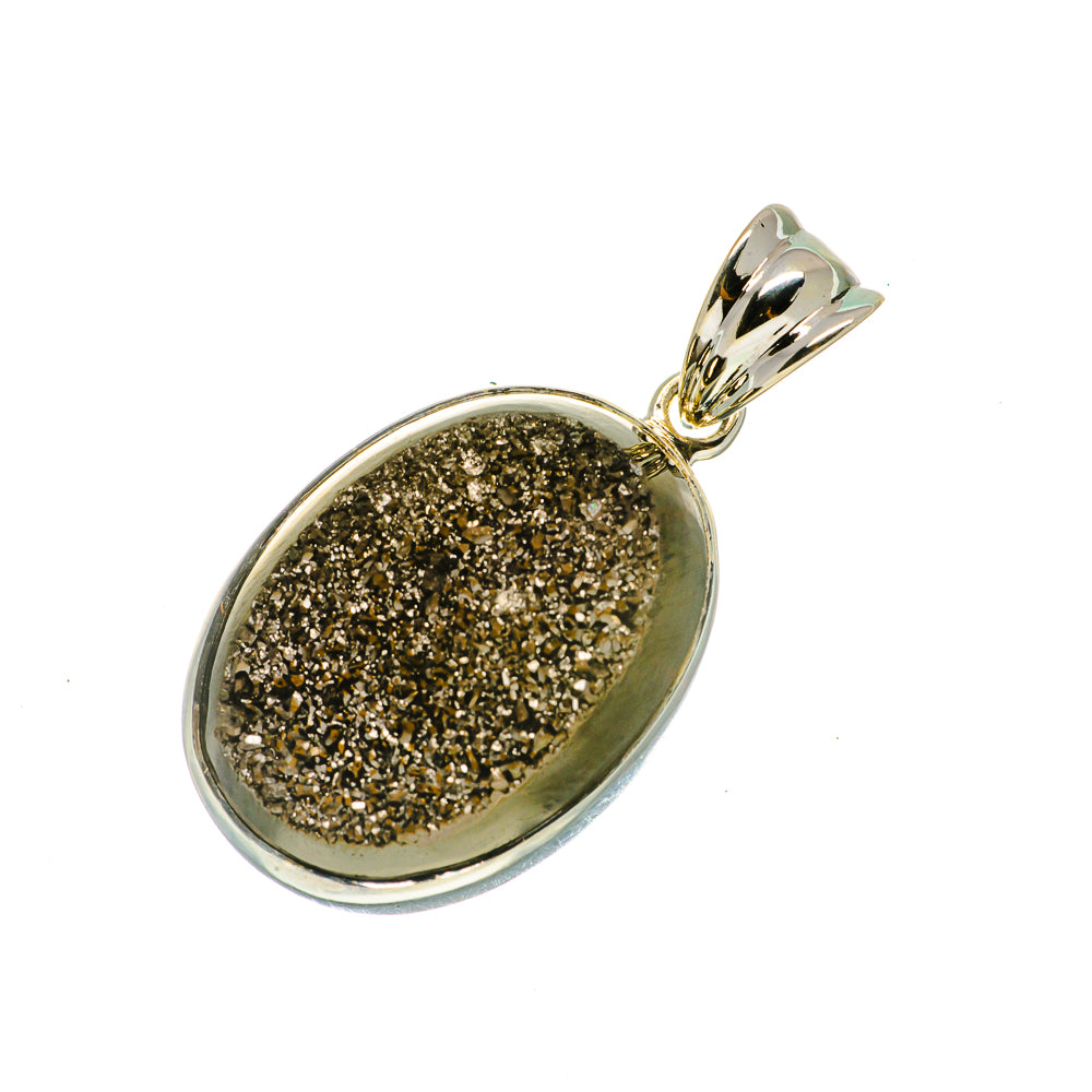 Metallic Druzy Pendants handcrafted by Anasilvercos - PD732655