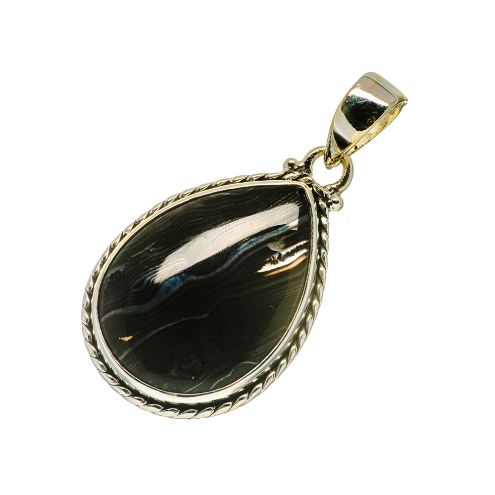 Psilomelane Pendants handcrafted by Anasilvercos - PD732746