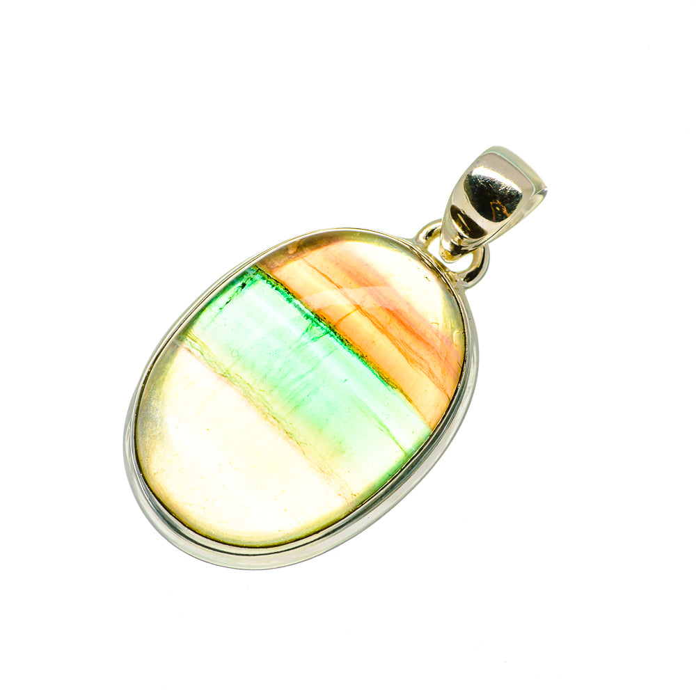 Green Fluorite Pendants handcrafted by Anasilvercos - PD732760