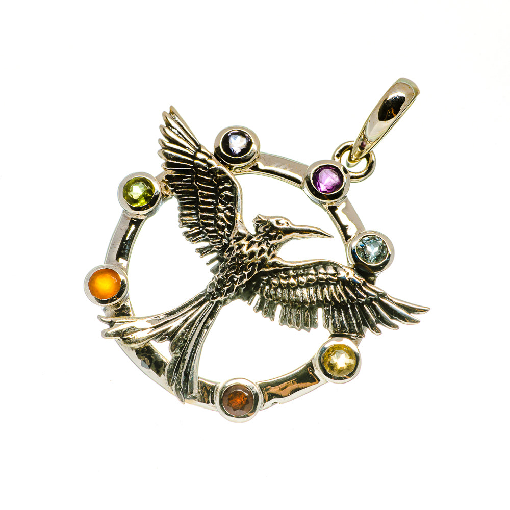 Multi-Stone Chakra Pendants handcrafted by Anasilvercos - PD732837