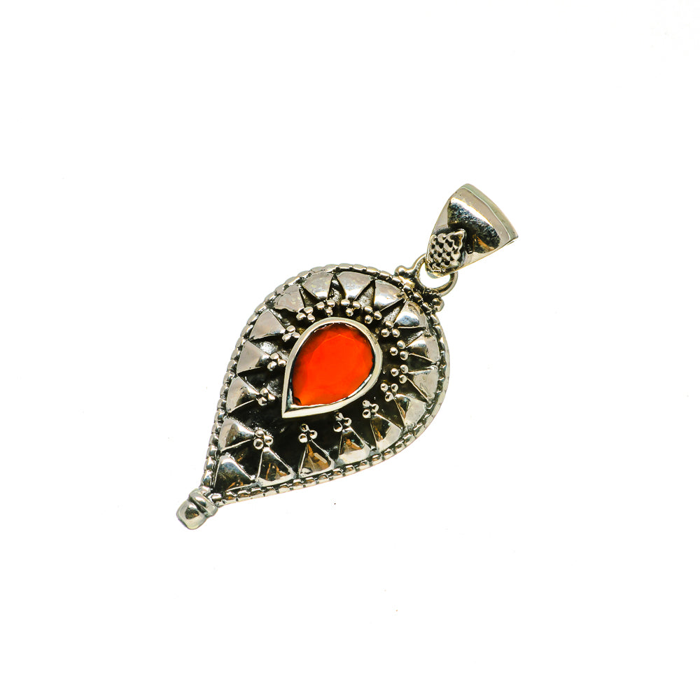 Red Onyx Pendants handcrafted by Anasilvercos - PD733416
