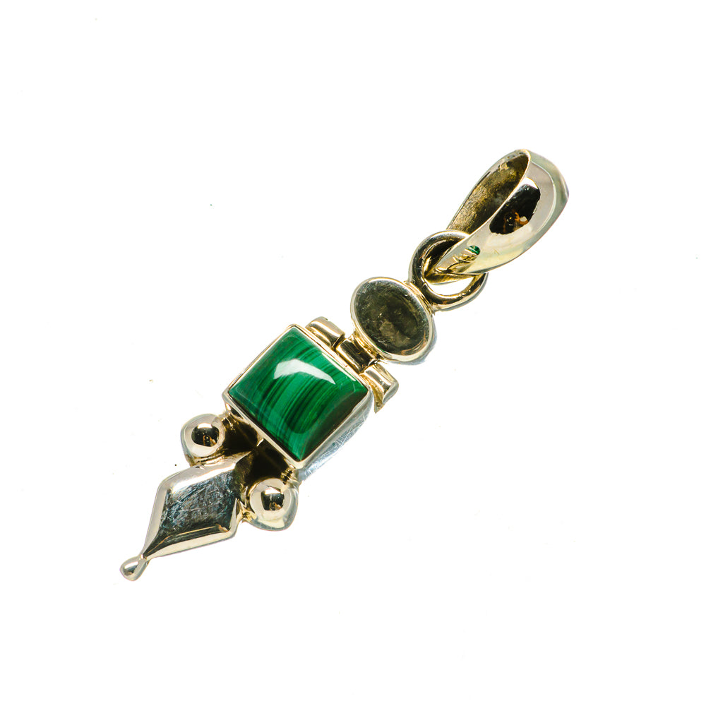Malachite Pendants handcrafted by Anasilvercos - PD733481