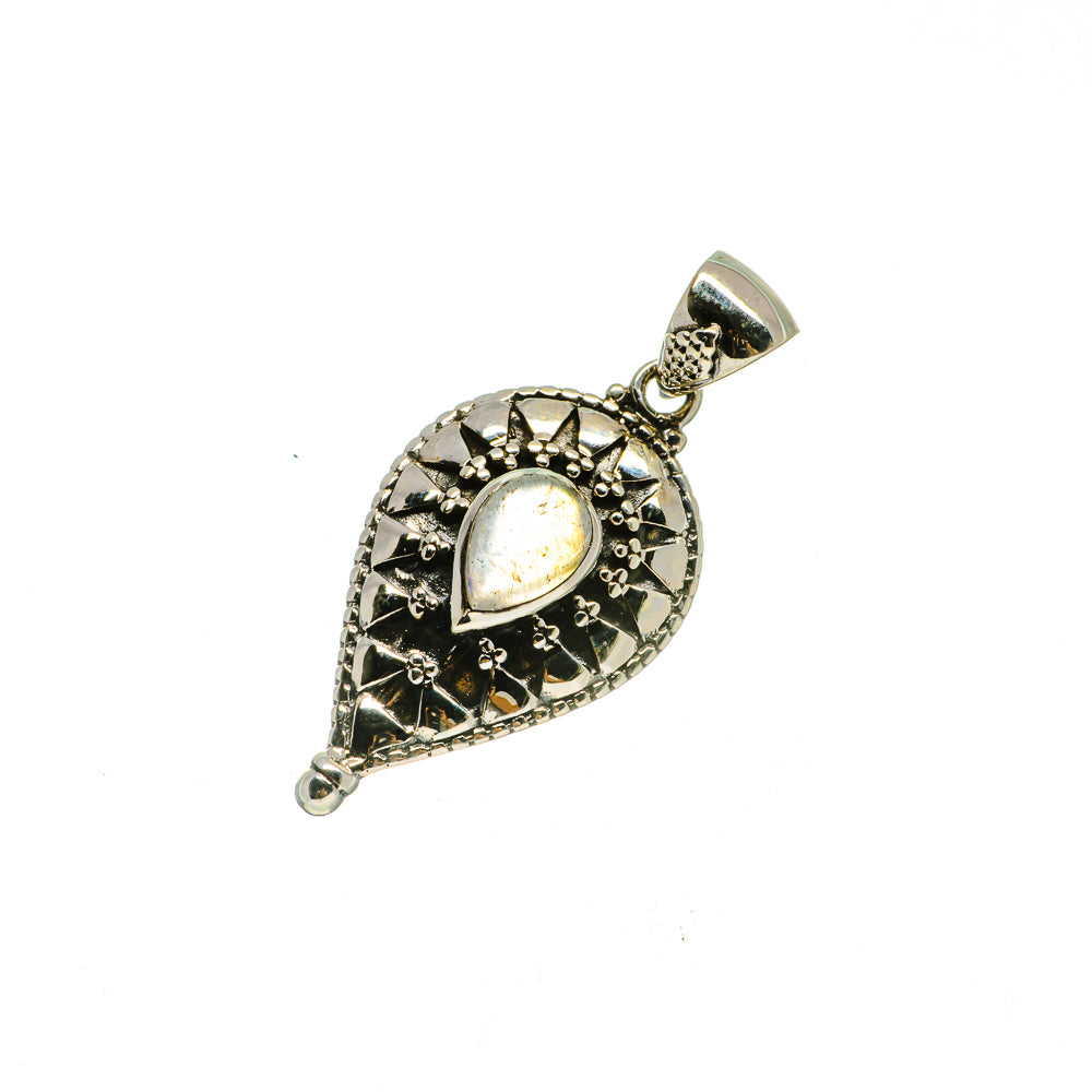 Rainbow Moonstone Pendants handcrafted by Anasilvercos - PD733741