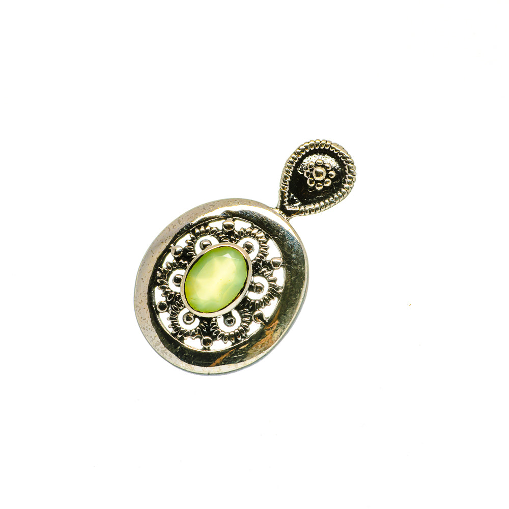 Prehnite Pendants handcrafted by Anasilvercos - PD733743