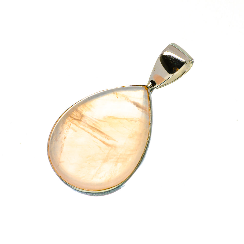 Rose Quartz Pendants handcrafted by Anasilvercos - PD733987