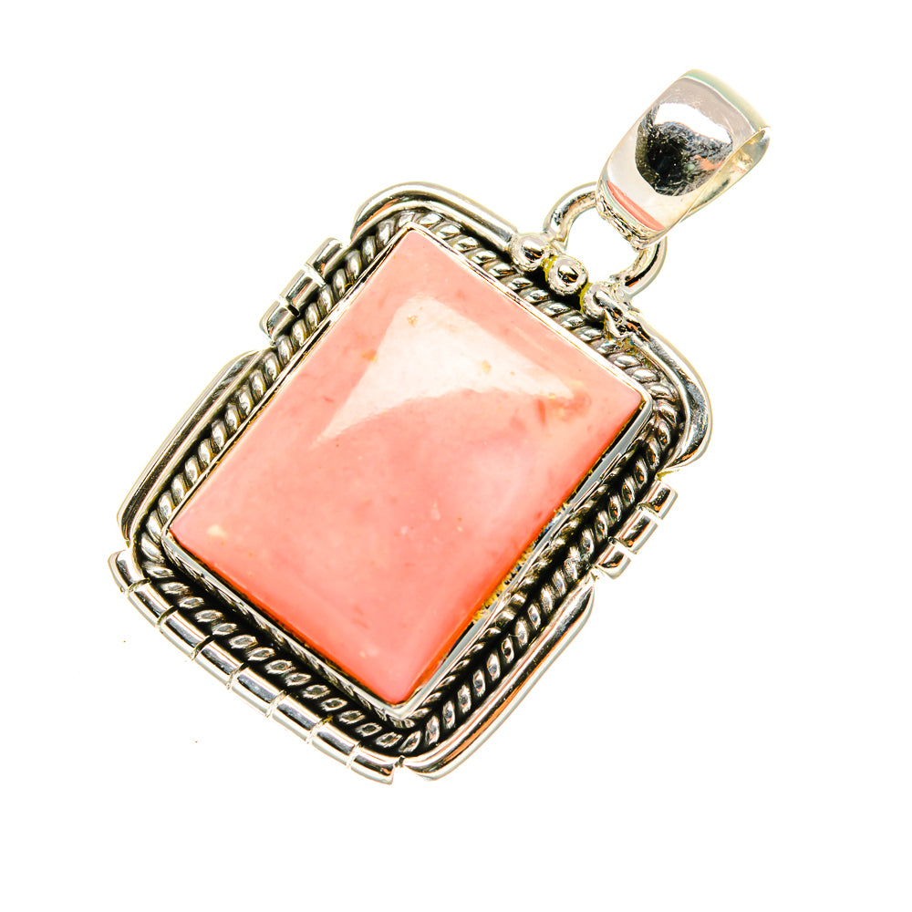 Pink Opal Pendants handcrafted by Anasilvercos - PD7340
