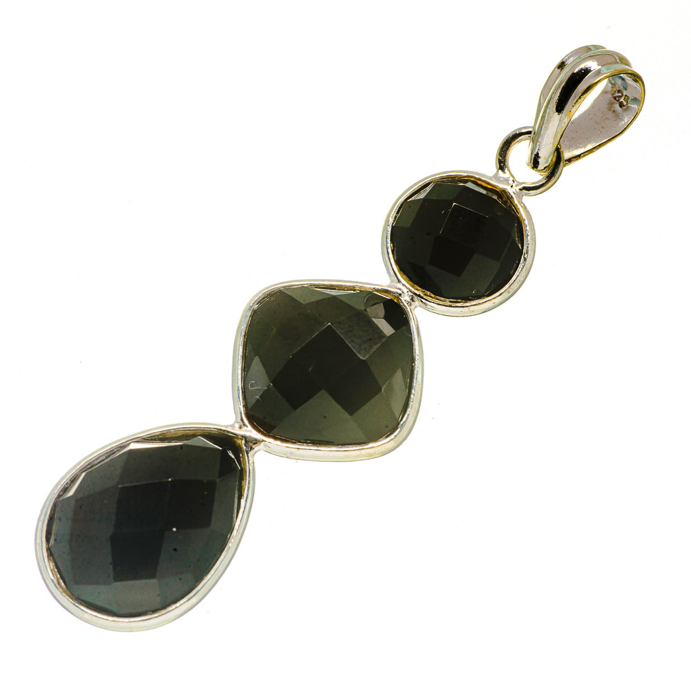 Black Onyx Pendants handcrafted by Anasilvercos - PD734066