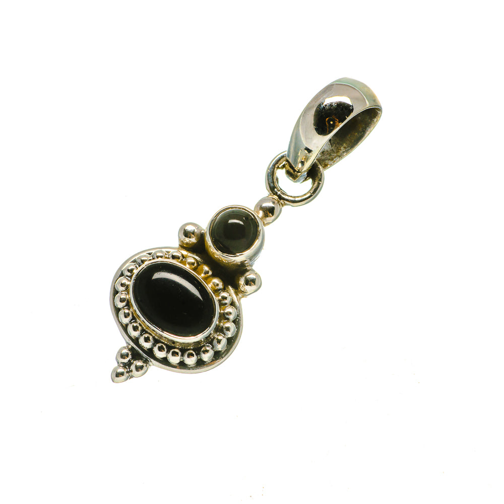 Black Onyx Pendants handcrafted by Anasilvercos - PD734103