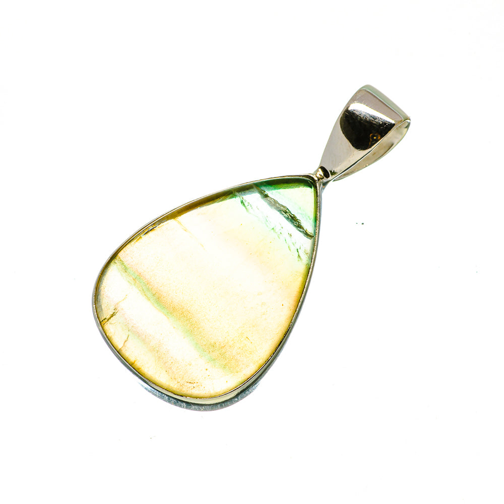 Green Fluorite Pendants handcrafted by Anasilvercos - PD734151 - Photo 2
