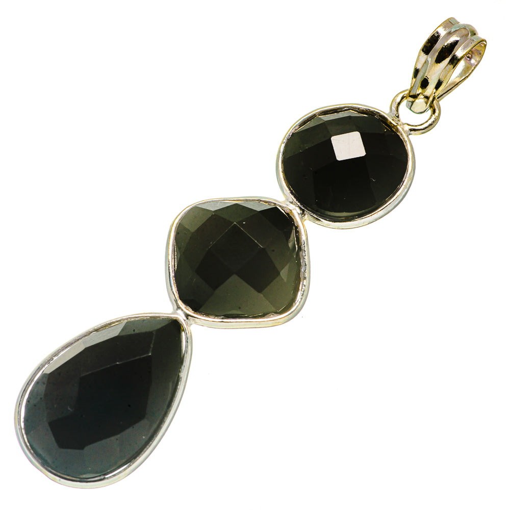 Black Onyx Pendants handcrafted by Anasilvercos - PD734205