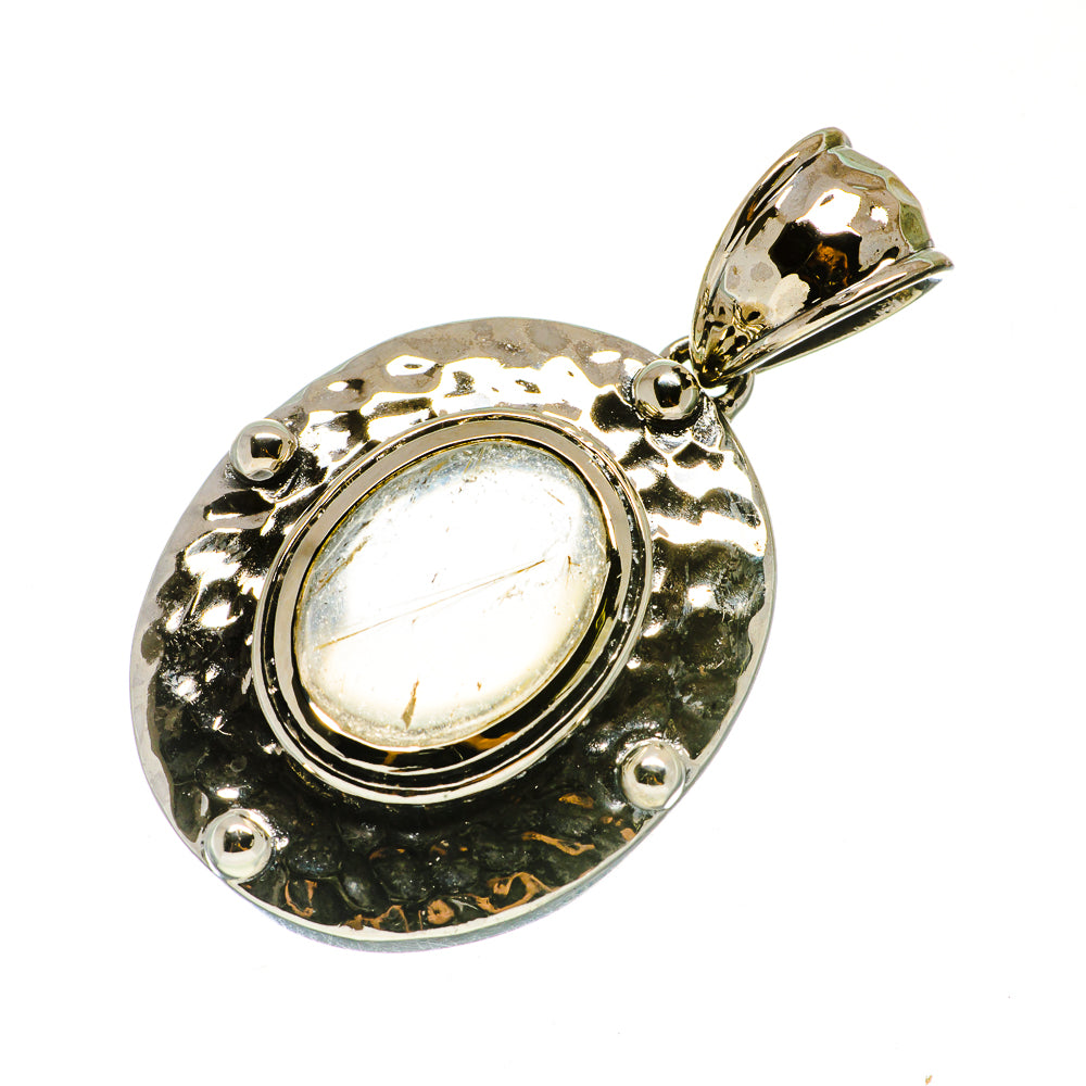 Rutilated Quartz Pendants handcrafted by Anasilvercos - PD734294