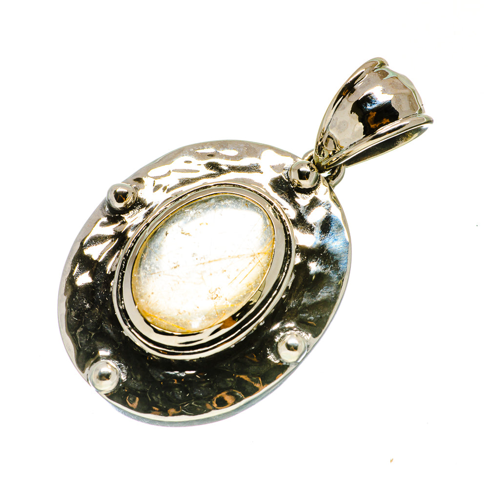 Rutilated Quartz Pendants handcrafted by Anasilvercos - PD734295