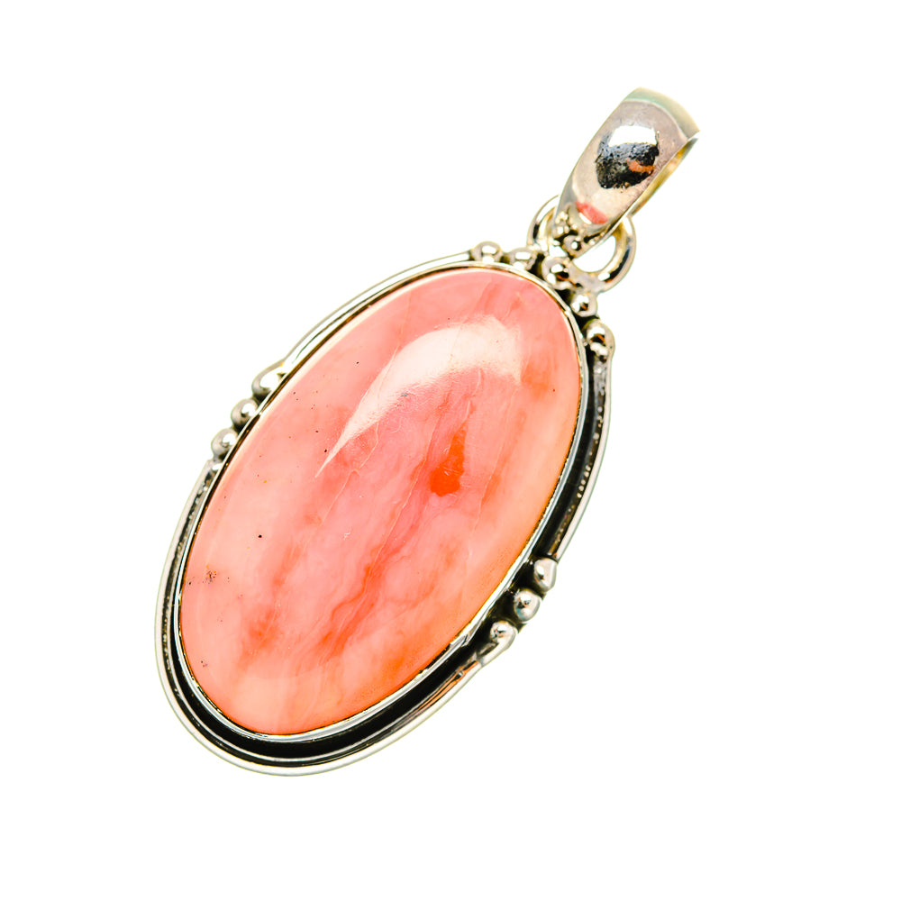 Pink Opal Pendants handcrafted by Anasilvercos - PD7344