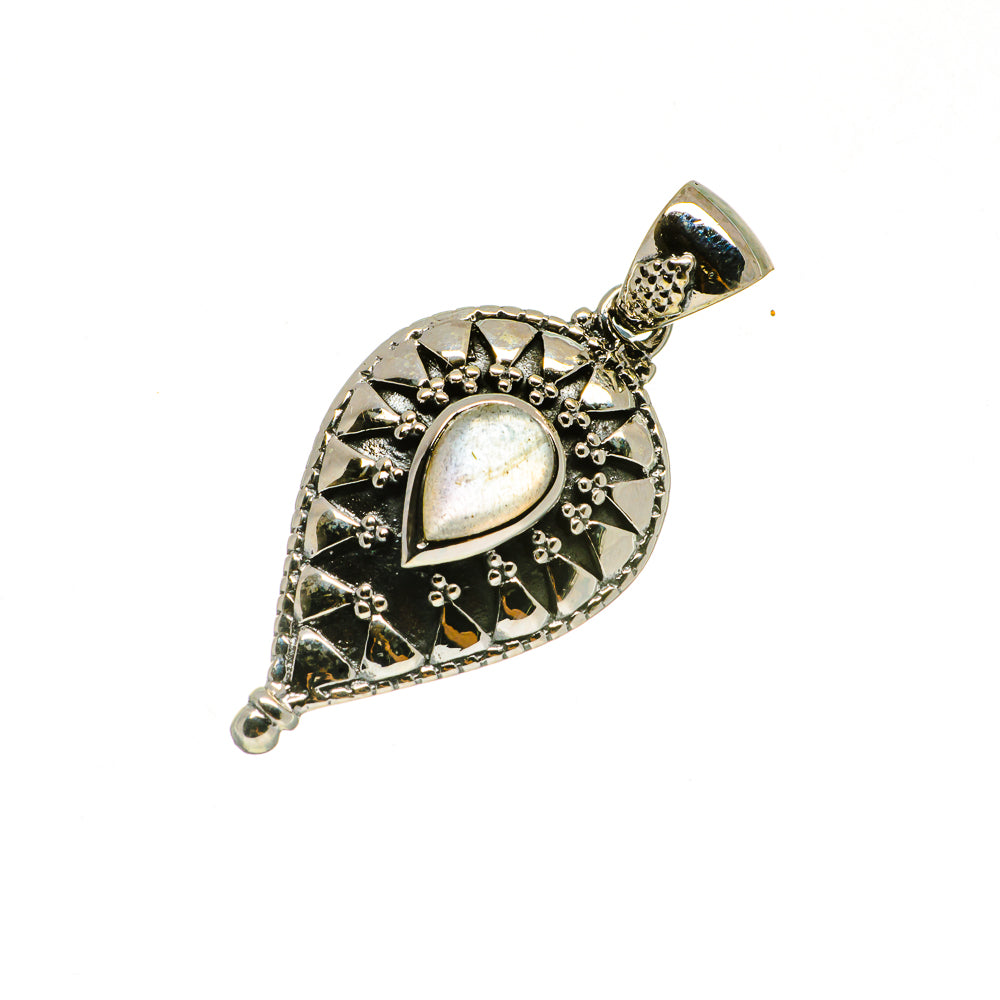 Rainbow Moonstone Pendants handcrafted by Anasilvercos - PD734402