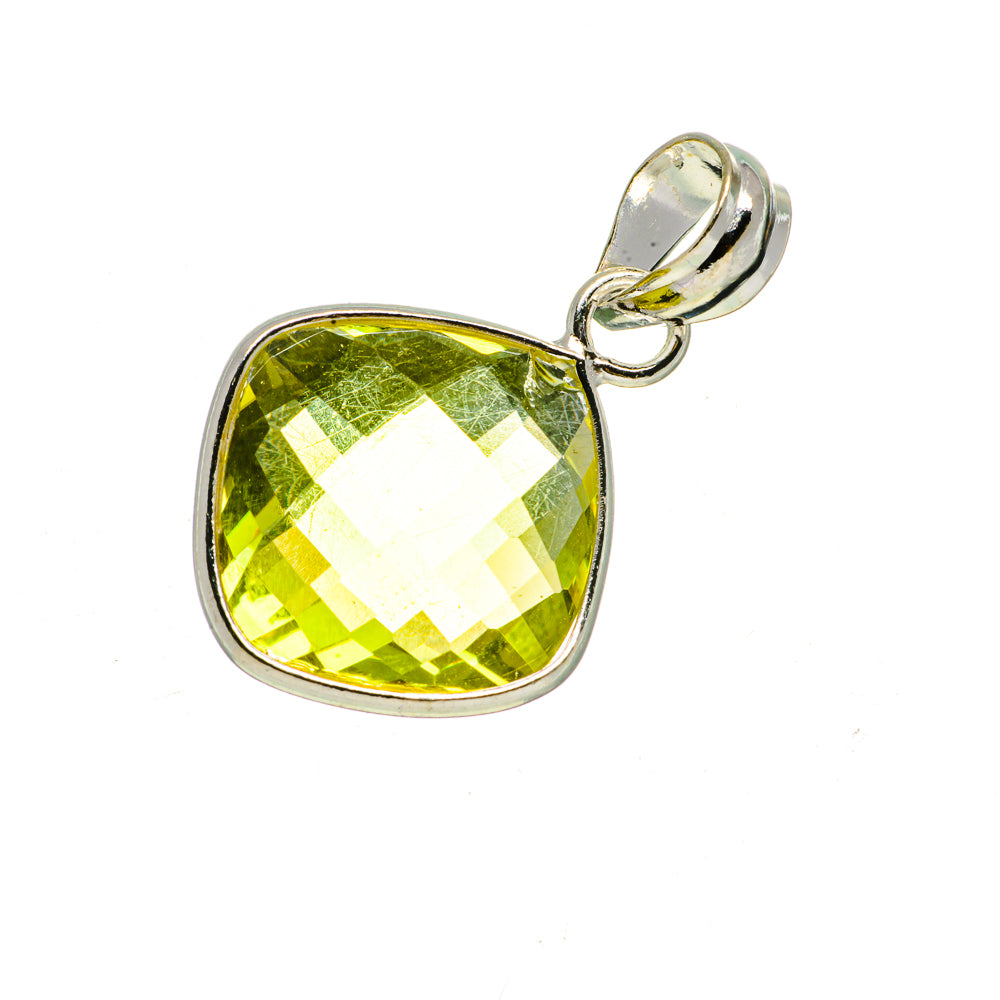 Lemon Quartz Pendants handcrafted by Anasilvercos - PD734477