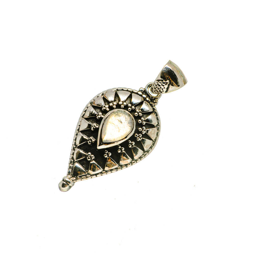 Rainbow Moonstone Pendants handcrafted by Anasilvercos - PD734573